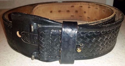 De santis 40 inch basket weave duty belt.  needs buckle.  extra items included. for sale