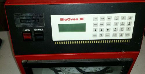 BioTherm Bio Oven III Laboratory Oven w/ caruosel