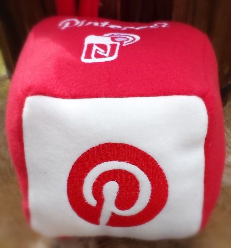 Pinterest cube plush toy ,popular social networking site item (NFC included)