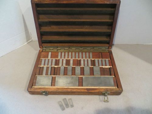 Webber machinist gages in wood case for sale