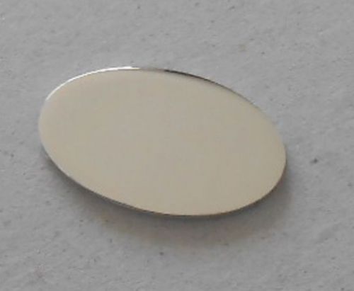 Oval Stainless Steel Engraving Plates 10 Pieces