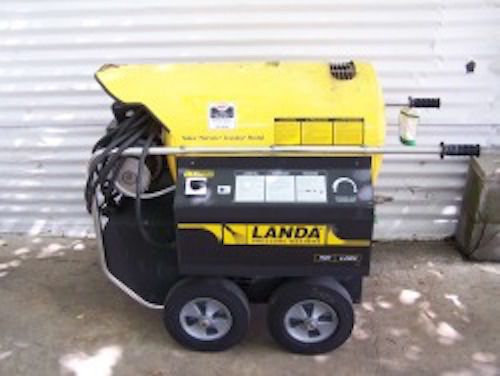 Used landa hot4-20021a hot water diesel 3gpm @ 2000psi pressure washer for sale