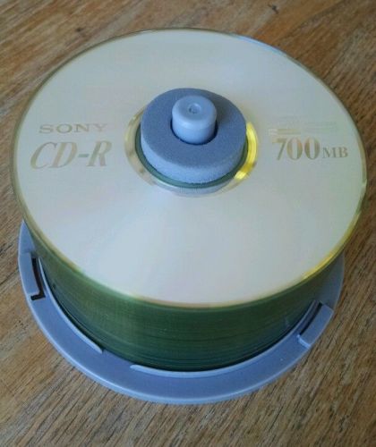 NEW 45 SONY CD-R BLANK RECORDABLE COMPACT DISC MEDIA 700MB