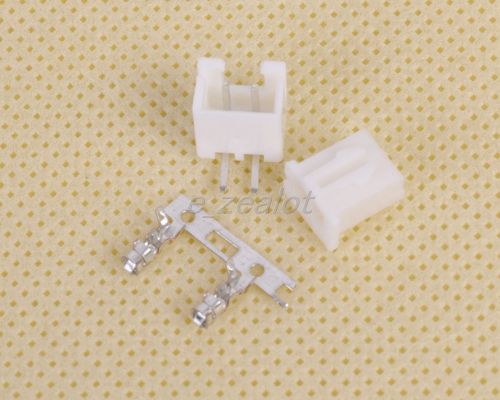 10pcs connector kits 2.54mm pin header + terminal + bending socket xh2.54-2p for sale