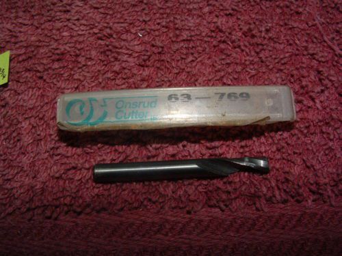 Onsrud #63-769 carbide routing 3/16&#034; x 3/8&#034; x 1&amp;3/4&#034; 1 flute #5015612 mill for sale