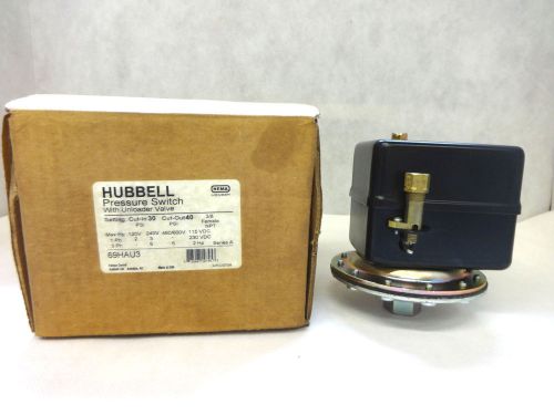 NEW IN BOX  HUBBELL 69HAU3 PRESSURE SWITCH WITH LIN/LOADER VALVE