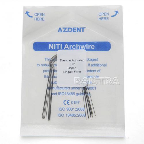 1 bag new Dental NiTi Lingual Heat thermal Activated Arch Round Wire 10Pcs/pack