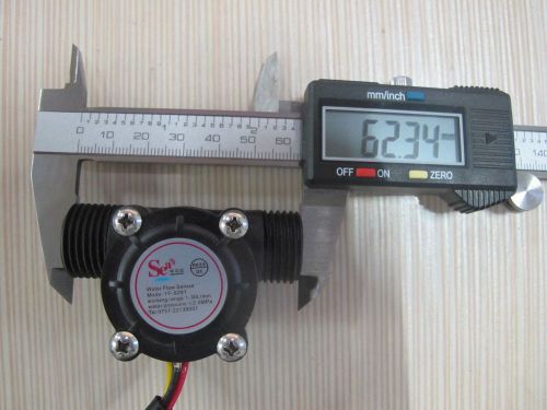 1PCS New 1-30L/min G1/4&#034; Water Flow Hall Sensor Switch Meter Flowmeter Counter
