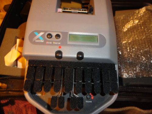 Xscribe Writer (Court Reporting Machine) with Rolling case