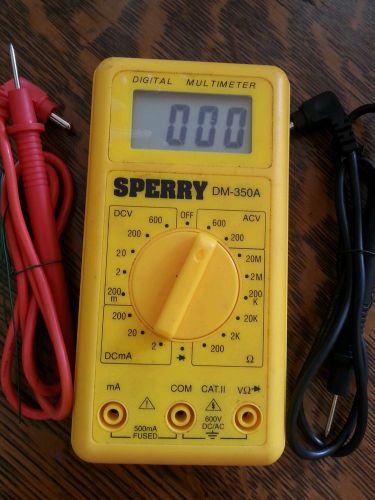Sperry dm-350a digital multimeter for sale