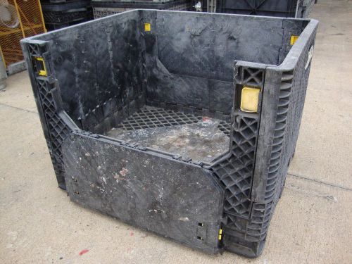 COLLAPSIBLE PALLET BIN WITH LID 47&#034;X39&#034;X33