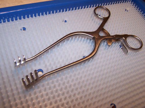 WEITLANER RETRACTOR 7 1/2&#034; 3x4 SHARP PRONG HIGH QUALITY GERMAN-MADE SURGICAL