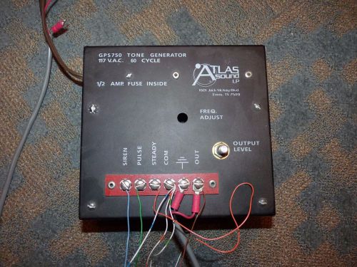 Atlas Soundolier GPS750 Audio Tone Generator for PA System