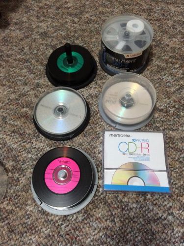 Huge Lot Of Blank Cd/Dvd Recordable Discs