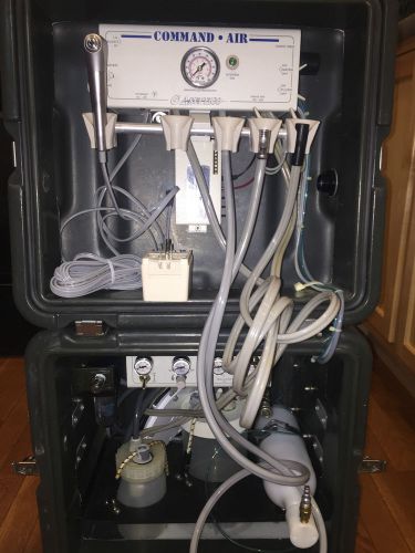 Aseptico Portable Dental Delivery Unit and Air Compressor Command Air
