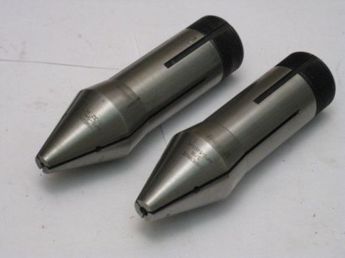Harding 5C extended nose collets 2 pcs. 3/32&#034; &amp; 3/16&#034;