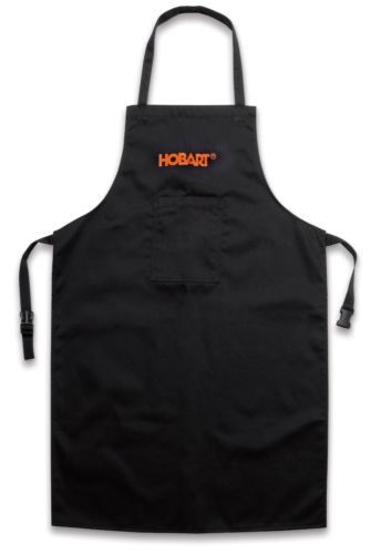 Hobart 770686 Black Cotton Welding Apron 24w x 36L NEW, Free Shipping