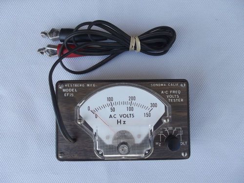 Vintage Tools-Electrical-Westberg AC Volt Tester #EF 15-EXCELL COND-Works Great