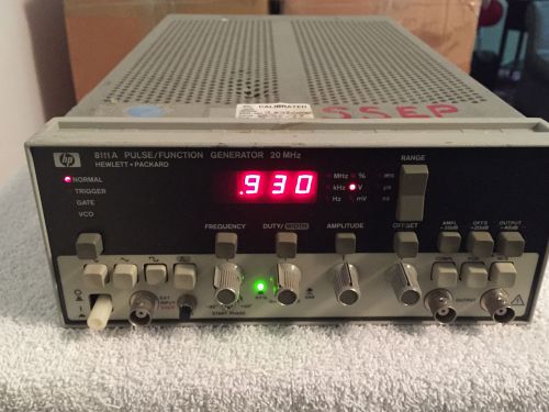 HP Agilent 8111A 20 MHz function generator