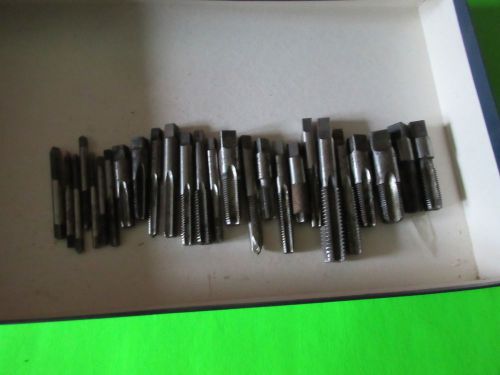 MACHINIST TOOL LATHE MILL Machinist Lot of Taps for Threading Tapping sdgt 26pcs