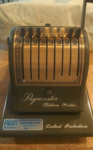 Vintage Paymaster Ribbon Writer works - needs ink