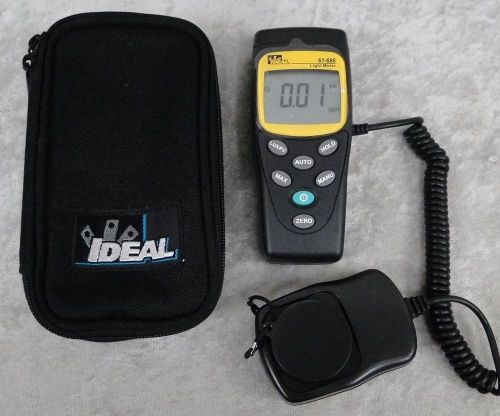 Ideal 61-686 Digital Light Meter In Case