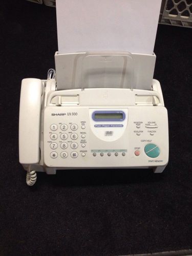 Sharp Fax Machine Model UX300   Operation Manual Included Facsimile