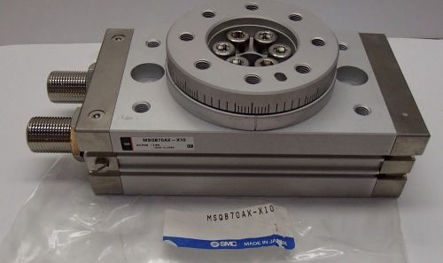 SMC MSQB70AX-X10 cyl, rotary table, MSQ ROTARY ACTUATOR W/TABLE