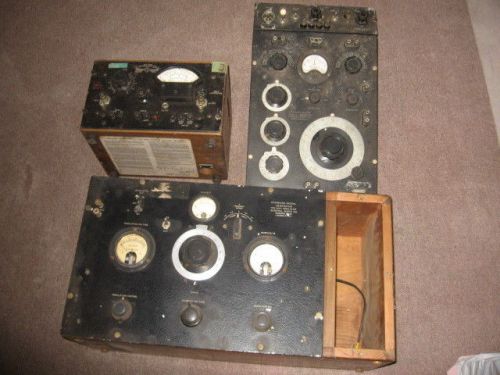 Vintage General Radio Signal Generator, Null/amp detector and impedance bridge