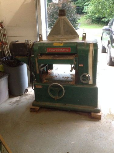 POWERMATIC MODEL 221 SINGLE PHASE 20 INCH WOOD PLANER 1PH 230 VOLT