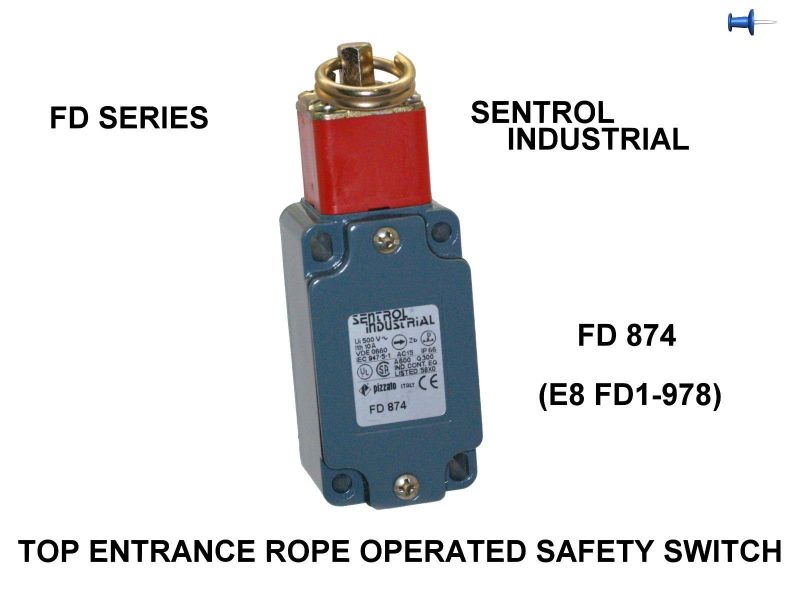 Sentrol Industrial Top Entrance Rope Operated Safety SW. FD-874