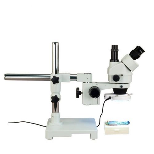 3.5x-90x boom zoom trinocular microscope +64 led light for sale