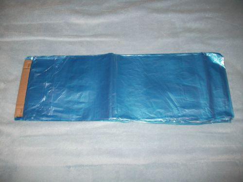 poly newspaper bags, 600 ct. blue tint. 7 1/2&#039;&#039;x 21&#039;&#039; 0.7mil grade.