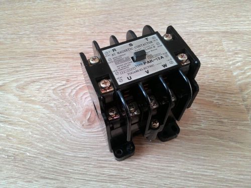 Magnetic starter contactor togami electric 500v ac coil nos for sale