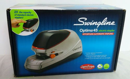 Swingline Optima 45 Electric Stapler, Silver - Tested with AC Adaptor