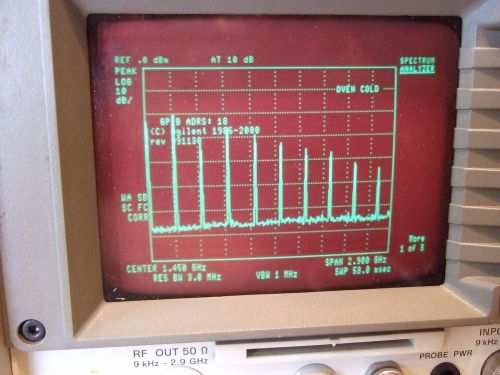 HP 8594E 2.9 GHz Spectrum Analyzer working fine!