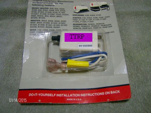 Reddy kerosene heater circuit breaker reset switch safety control pp203 ha3003 for sale