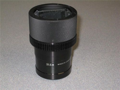 Minolta 31.5X Prism Lens Microfilm Fiche RP502 503 504
