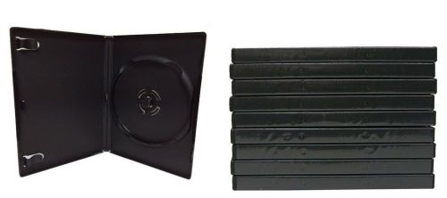 10 standard stackable black 4 dvd cases outter clear sleeve new 185-198 for sale