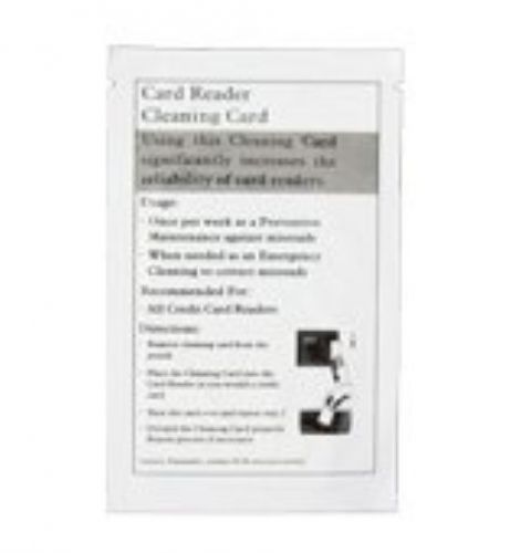 50pk Presaturated Swipe Head Cleaning Cards Dual Side