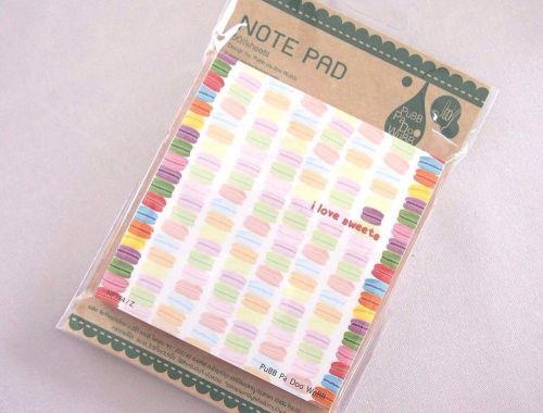 5 pcs NOTE PAD POST IT CARTOON STYLE OFFICE SUPPLY STICKY NOTE PAD #2