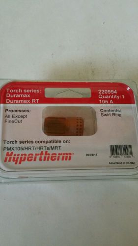 HYPERTHERM 220994,105A,Swirl Ring,New,Free Shipping