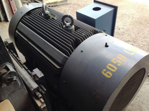 Toshiba High-Efficiency 600 HP 4160 V. Induction Electric Motor