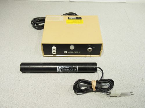 Uniphase 1103 laser w/ 1201-1 power supply no output for parts as is for sale