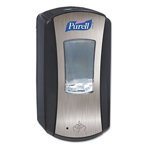 Purell purell 1928-01 ltx-12 brushed dispenser, 1200ml capacity, chrome/black for sale