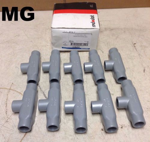Thomas &amp; betts red-dot at-2 t-style 3/4&#034; conduit body- lot of 10 for sale