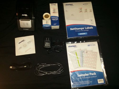 STAMPS.COM ProLabel Thermal Printer &amp; 1200 NetStamps Labels COMPLETE stamps