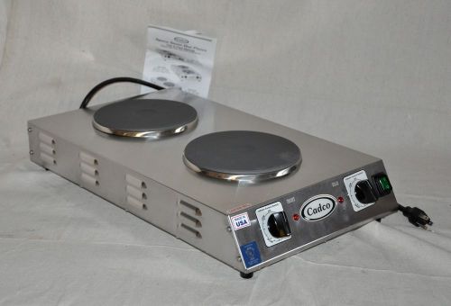Cadco double burner hot plate cast iron cdr-2cfb for sale