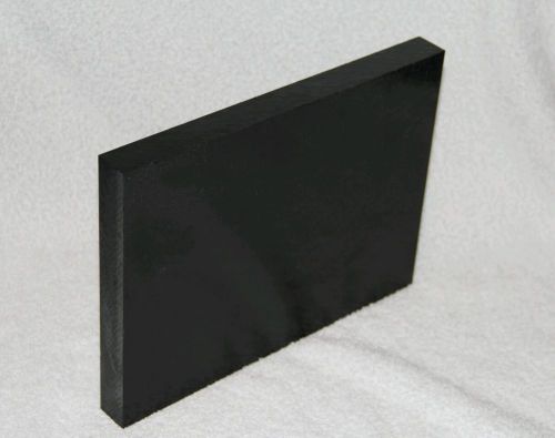 1&#034; BLACK DELRIN ACETAL 1x8x10