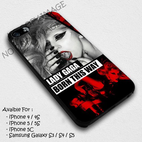 736 Lady Gaga Design Case Iphone 4/4S, 5/5S, 6/6 plus, 6/6S plus, S4
